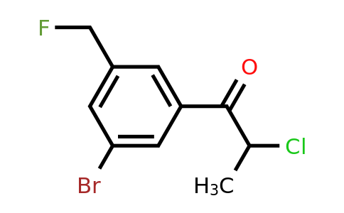 1806550-47-9 | 1-(3-Bromo-5-(fluoromethyl)phenyl)-2-chloropropan-1-one