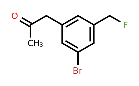1806550-58-2 | 1-(3-Bromo-5-(fluoromethyl)phenyl)propan-2-one
