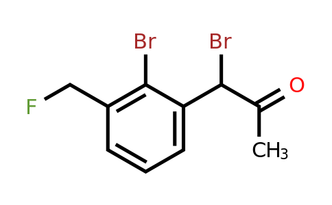 1806550-61-7 | 1-Bromo-1-(2-bromo-3-(fluoromethyl)phenyl)propan-2-one