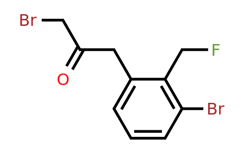 1806550-63-9 | 1-Bromo-3-(3-bromo-2-(fluoromethyl)phenyl)propan-2-one