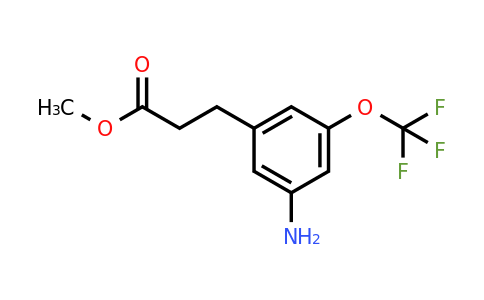 1806550-69-5 | Methyl 3-(3-amino-5-(trifluoromethoxy)phenyl)propanoate