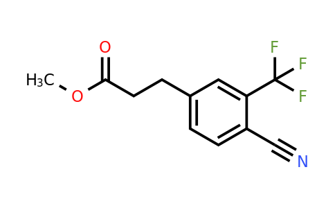 1806550-85-5 | Methyl 3-(4-cyano-3-(trifluoromethyl)phenyl)propanoate