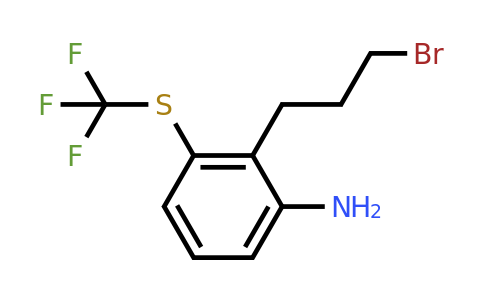 1806551-26-7 | 2-(3-Bromopropyl)-3-(trifluoromethylthio)aniline
