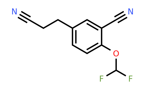 1806551-69-8 | 3-(3-Cyano-4-(difluoromethoxy)phenyl)propanenitrile