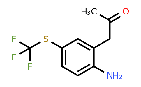 1806551-85-8 | 1-(2-Amino-5-(trifluoromethylthio)phenyl)propan-2-one