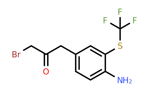 1806552-01-1 | 1-(4-Amino-3-(trifluoromethylthio)phenyl)-3-bromopropan-2-one