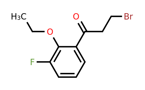 1806552-29-3 | 3-Bromo-1-(2-ethoxy-3-fluorophenyl)propan-1-one