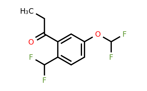 1806552-56-6 | 1-(5-(Difluoromethoxy)-2-(difluoromethyl)phenyl)propan-1-one