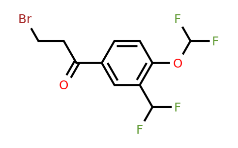 1806552-70-4 | 3-Bromo-1-(4-(difluoromethoxy)-3-(difluoromethyl)phenyl)propan-1-one
