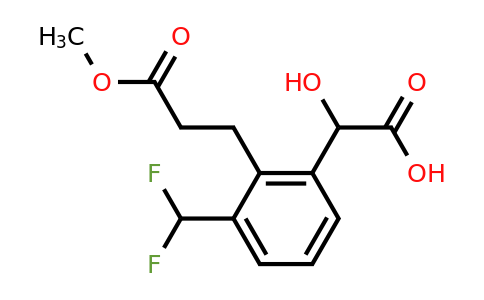 1806552-97-5 | 3-(Difluoromethyl)-2-(3-methoxy-3-oxopropyl)mandelic acid