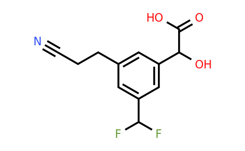 1806553-03-6 | 3-(2-Cyanoethyl)-5-(difluoromethyl)mandelic acid