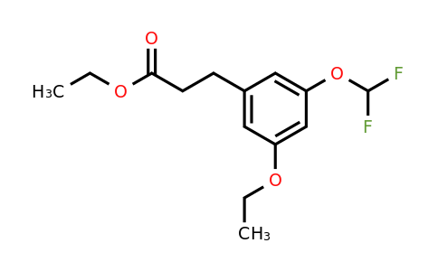 1806553-04-7 | Ethyl 3-(difluoromethoxy)-5-ethoxyphenylpropanoate