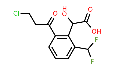 1806553-25-2 | 2-(3-Chloropropanoyl)-6-(difluoromethyl)mandelic acid