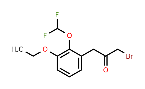 1806553-34-3 | 1-Bromo-3-(2-(difluoromethoxy)-3-ethoxyphenyl)propan-2-one