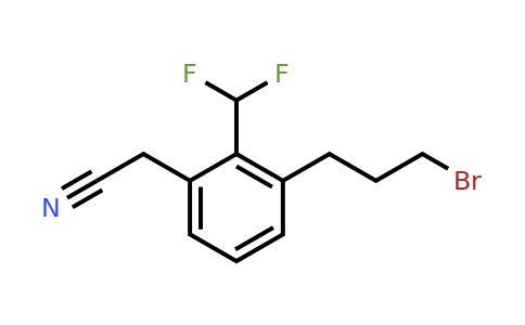 1806553-50-3 | 3-(3-Bromopropyl)-2-(difluoromethyl)phenylacetonitrile