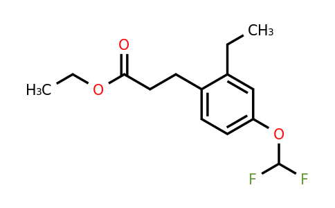 1806553-80-9 | Ethyl 4-(difluoromethoxy)-2-ethylphenylpropanoate
