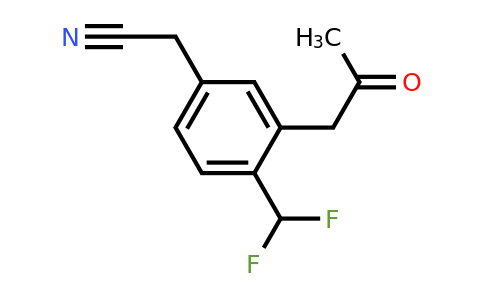 1806553-94-5 | 4-(Difluoromethyl)-3-(2-oxopropyl)phenylacetonitrile