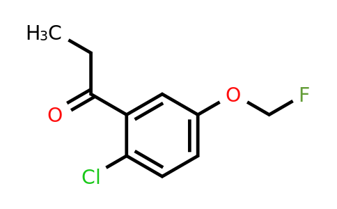 1806554-30-2 | 1-(2-Chloro-5-(fluoromethoxy)phenyl)propan-1-one