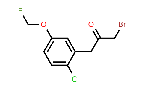 1806554-82-4 | 1-Bromo-3-(2-chloro-5-(fluoromethoxy)phenyl)propan-2-one
