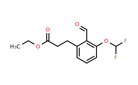 1806555-11-2 | Ethyl 3-(difluoromethoxy)-2-formylphenylpropanoate