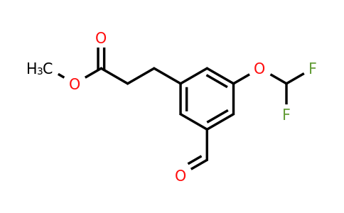 1806555-16-7 | Methyl 3-(difluoromethoxy)-5-formylphenylpropanoate
