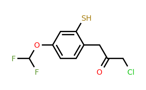 1806555-18-9 | 1-Chloro-3-(4-(difluoromethoxy)-2-mercaptophenyl)propan-2-one