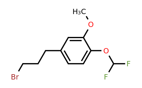 1806555-29-2 | 5-(3-Bromopropyl)-2-(difluoromethoxy)anisole