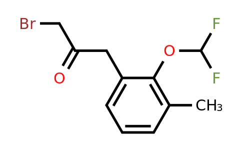 1806556-38-6 | 1-Bromo-3-(2-(difluoromethoxy)-3-methylphenyl)propan-2-one