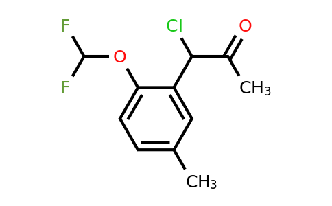 1806556-47-7 | 1-Chloro-1-(2-(difluoromethoxy)-5-methylphenyl)propan-2-one