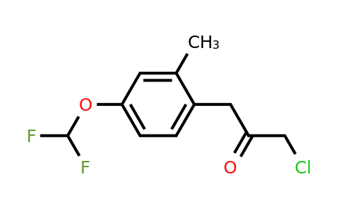 1806556-55-7 | 1-Chloro-3-(4-(difluoromethoxy)-2-methylphenyl)propan-2-one