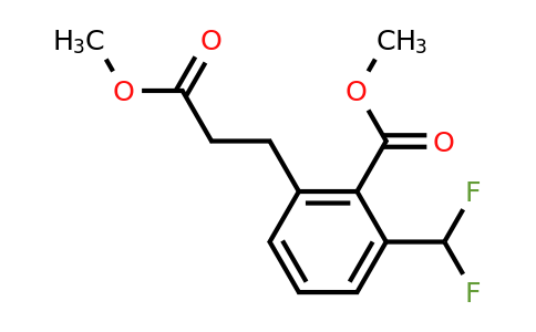 1806556-81-9 | Methyl 2-(difluoromethyl)-6-(3-methoxy-3-oxopropyl)benzoate