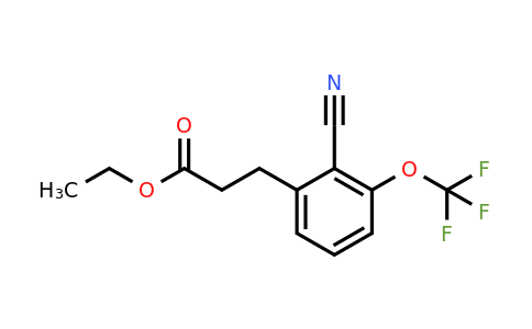 1806557-18-5 | Ethyl 3-(2-cyano-3-(trifluoromethoxy)phenyl)propanoate