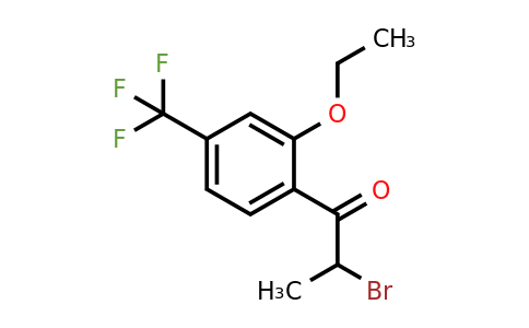 1806557-30-1 | 2-Bromo-1-(2-ethoxy-4-(trifluoromethyl)phenyl)propan-1-one