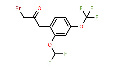 1806557-75-4 | 1-Bromo-3-(2-(difluoromethoxy)-4-(trifluoromethoxy)phenyl)propan-2-one
