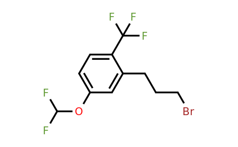 1806557-93-6 | 2-(3-Bromopropyl)-4-(difluoromethoxy)benzotrifluoride