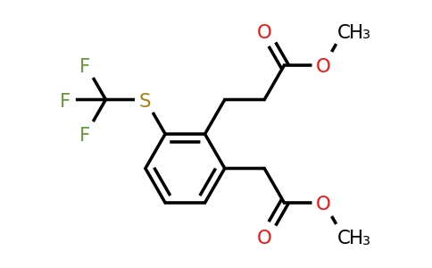 1806558-05-3 | Methyl 2-(3-methoxy-3-oxopropyl)-3-(trifluoromethylthio)phenylacetate