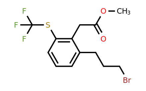 1806558-12-2 | Methyl 2-(3-bromopropyl)-6-(trifluoromethylthio)phenylacetate