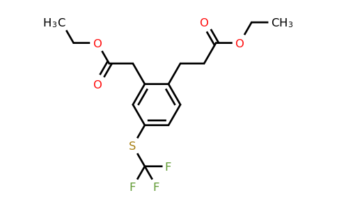 1806558-95-1 | Ethyl 2-(3-ethoxy-3-oxopropyl)-5-(trifluoromethylthio)phenylacetate