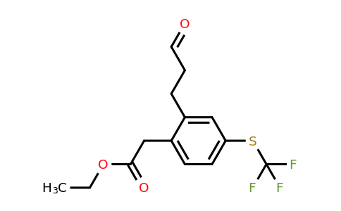 1806559-04-5 | Ethyl 2-(3-oxopropyl)-4-(trifluoromethylthio)phenylacetate