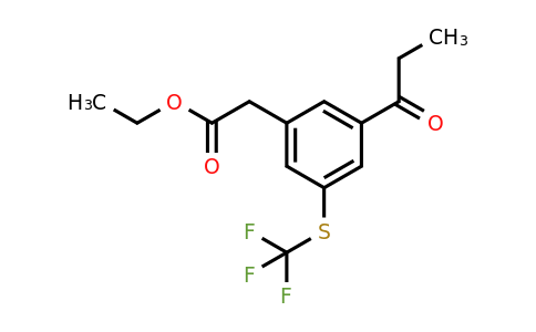 1806559-10-3 | Ethyl 3-propionyl-5-(trifluoromethylthio)phenylacetate
