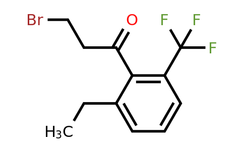 1806559-30-7 | 3-Bromo-1-(2-ethyl-6-(trifluoromethyl)phenyl)propan-1-one