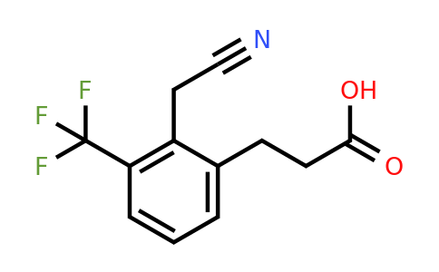 1806559-48-7 | 2-(2-Carboxyethyl)-6-(trifluoromethyl)phenylacetonitrile