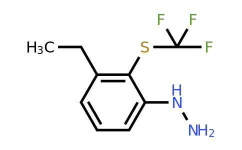 1806559-50-1 | 1-(3-Ethyl-2-(trifluoromethylthio)phenyl)hydrazine