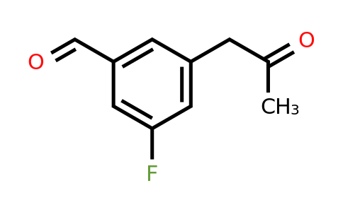 1806560-41-7 | 3-Fluoro-5-(2-oxopropyl)benzaldehyde