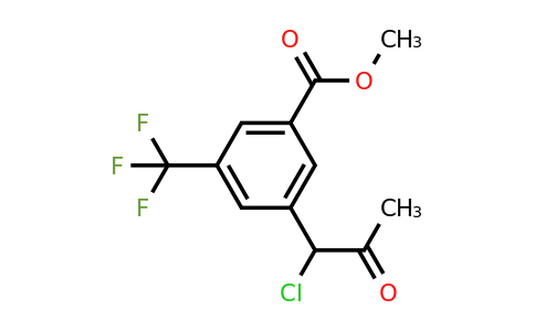 1806560-86-0 | Methyl 3-(1-chloro-2-oxopropyl)-5-(trifluoromethyl)benzoate