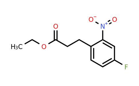 1806561-61-4 | Ethyl 4-fluoro-2-nitrophenylpropanoate