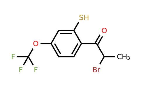 1806561-86-3 | 2-(2-Bromopropanoyl)-5-(trifluoromethoxy)thiophenol