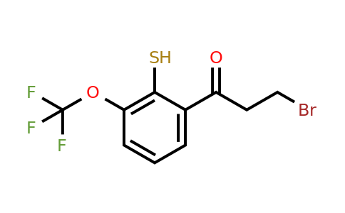 1806561-92-1 | 2-(3-Bromopropanoyl)-6-(trifluoromethoxy)thiophenol
