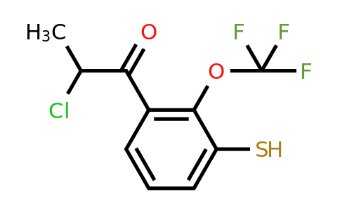 1806561-99-8 | 3-(2-Chloropropanoyl)-2-(trifluoromethoxy)thiophenol