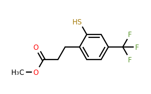 1806562-30-0 | Methyl 3-(2-mercapto-4-(trifluoromethyl)phenyl)propanoate